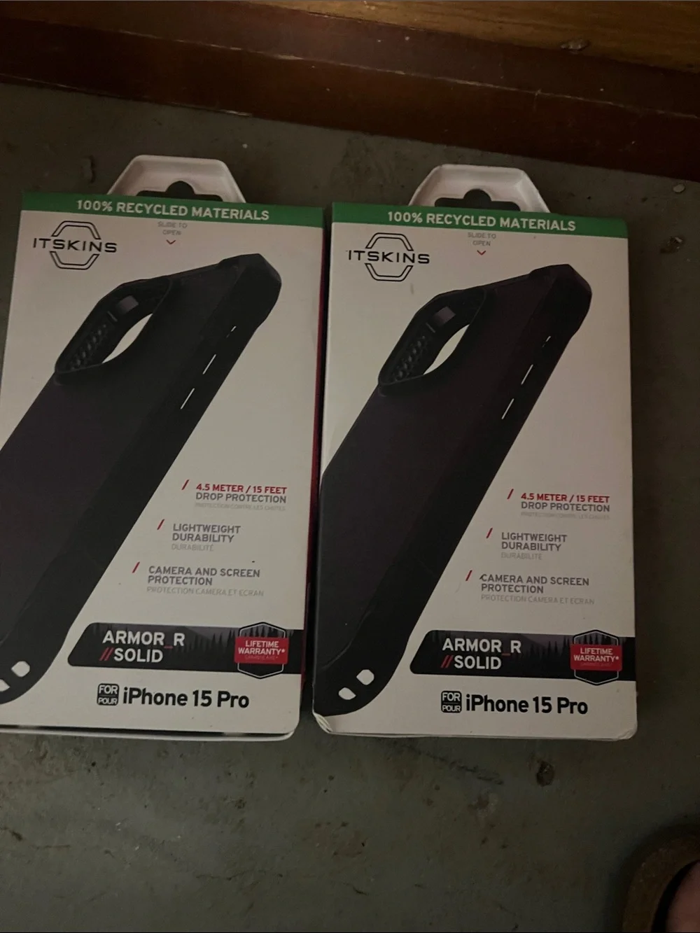 Armor R Solid Case for iPhone 15 Pro — Black